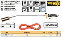Паяльник газовий L=780 мм шланг l=2 м VOREL-73341