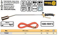 Паяльник газовый Польша горелка L=780 мм шланг 2 м VOREL-73341