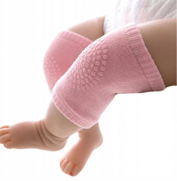 Наколінники для малюків антиковзкі H-0550 Рожеві, фото 1