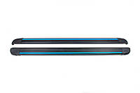 Kia Soul I 2008-2013 гг. Боковые пороги Maya Blue (2 шт., алюминий) TSR Боковые пороги КИА Соул 1