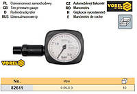 Манометр шин круглий 0,5-3,0 бар VOREL-82611