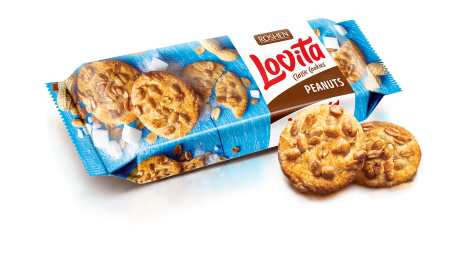Печиво Lovita Classic арахіс 150 г