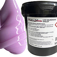 Молочно бузковий гель для нарощеня - LED MilkShake Violet - 1кг