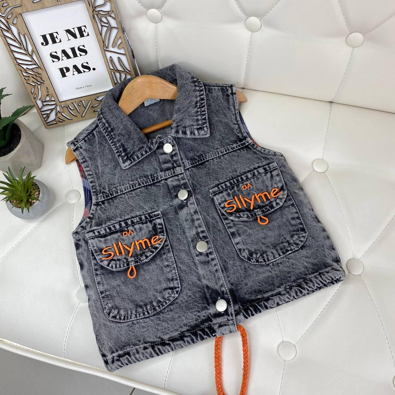 Жилетка для дівчинки з написами Сіра 16521 24, Серый, Унисекс, Лето, XXL, 7 лет, фото 1