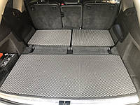 Audi Q7 2005-2015 Коврик багажника 3 части (EVA, черный) (7 мест) TSR Коврики в багажник EVA Ауди Ку7