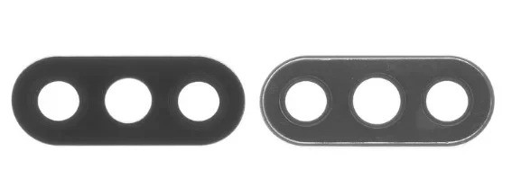 Скло камери для смартфону Xiaomi Mi 6X, Mi A2, M1804D2SG, M1804D2SI чорне