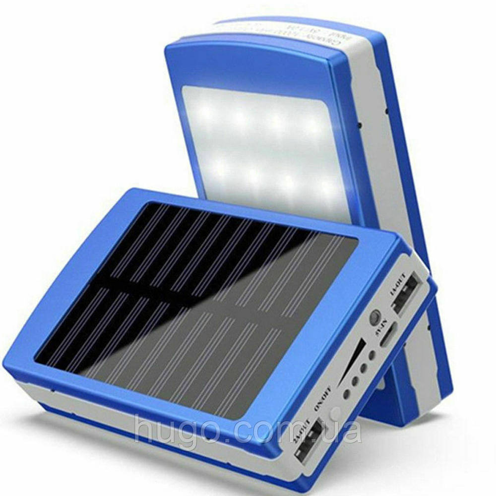 Повербанк 20000 mAh на сонячній батареї / Power bank із вбудованим ...