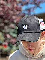 Мужская кепка Carhartt черная Бейболка Кархарт (G)
