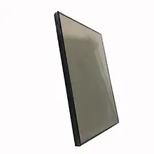 Скло 5мм графіт матовий загартований з кромкою