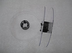 Котушка для мірних матеріалів: тасьма, стрічки, нитки, шнури. Діаметр 121 мм, діаметр котушки 35 мм, ширина 19 мм