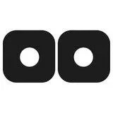 Скло камери Samsung G360F, G360H/DS, G360M/DS 4G Galaxy Core Prime LTE, чорне