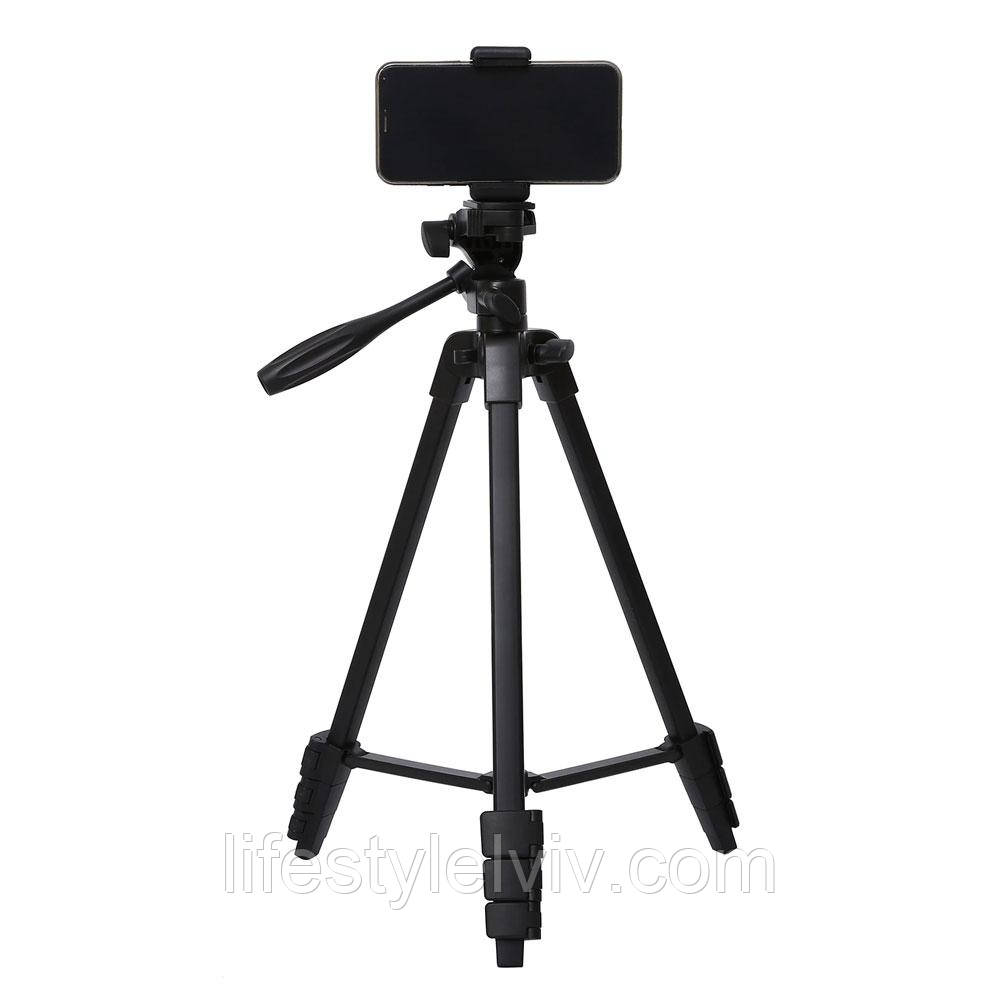 Штатив для кільцевої лампи 35-103 см, Tripod FY-3120 / Регульований штатив для телефону та камери