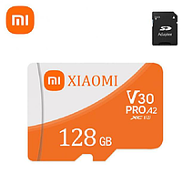 Micro sd карта 128гб оранжевая