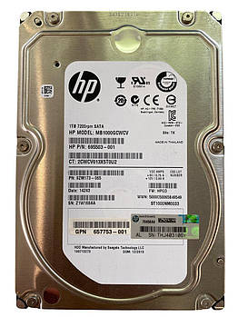 Жорсткий диск 3.5" SATA 1TB HP HDD (MB1000GCWCV) Refurbished