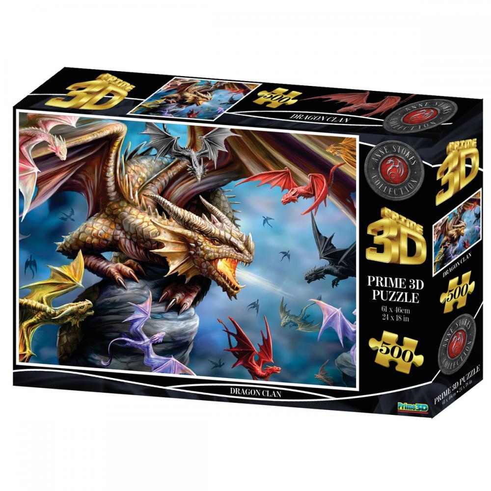Пазлі Prime 3D Дракони (500 елементів) 10328