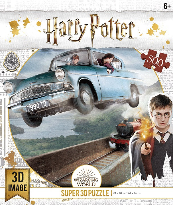 Пазли Prime 3D Harry Potter Машина Візлі та Рон (500 деталей) 32512