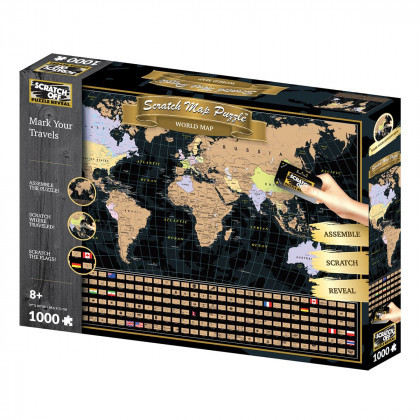 Пазли Prime 3D Карта світу (1000 деталей) 62010