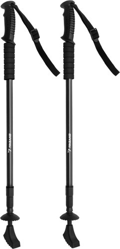 Черные трекинговые палки Trizand + аксессуары комплект 2 шт - фото 8 - id-p1872078423