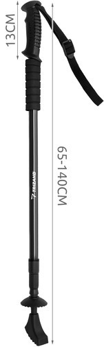 Черные трекинговые палки Trizand + аксессуары комплект 2 шт - фото 9 - id-p1872078423