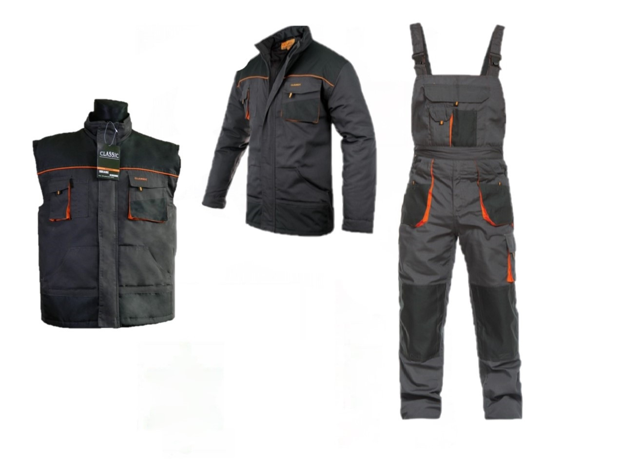 Комплект спецодягу утепленого куртка, напівкомбенізон жилетка Artmaster, робочий костюм, Зимовий костюм ,, фото 1