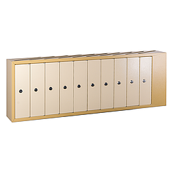 Ящик поштовий багатосекційний Р2ЯП10А (бежевий)