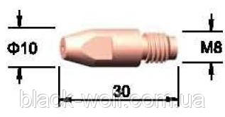 Наконечник токоподводящий М8х1,2х30 E-CU BW 140.0442 для п/а зварювання