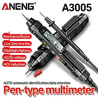 Компактный цифровой мультиметр ручка ANENG A3005 на 4000 отсчетов с NCV