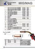 Газове Сопло BW 145.0051, циліндричне 24/20/76 мм для зварювального пальника з водяним охолодженням BW 501D, фото 4