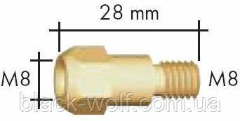 Тримач наконечника BW 142.0020, М6/М8/28 для зварювального пальника BW 36KD