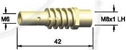Тримач газового сопла для MB 15 AK BW 002.0078, для зварювального пальника BW 15AK