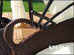 Садовий шезлонг сонячний острів Мушля 210 см, фото 7