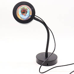 Проекційний світильник 1шт, Захід сонця, Sunset Light Lamp / LED світильник проекція заходу сонця