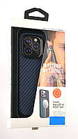 Чехол Luxo Free Air CarBon with MagSafe iPhone13 PRO Blue