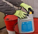 4587 Рукавички DOLONI D-OIL жовті трикотажні з нітриловим покриттям, неповне обливання, чорні, 8 розмір, фото 3