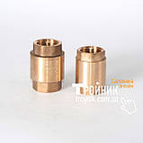 Клапан зворотний кульовий 1/2" з латунним штоком Europa STA, фото 4