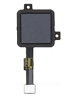 Шлейф для ZTE Blade A51, с сканером отпечатка пальца (Touch ID) серого цвета