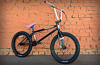 Велосипед трюковой BMX Stolen Stereo (2022) Black/ Fast Times Red 20.75"