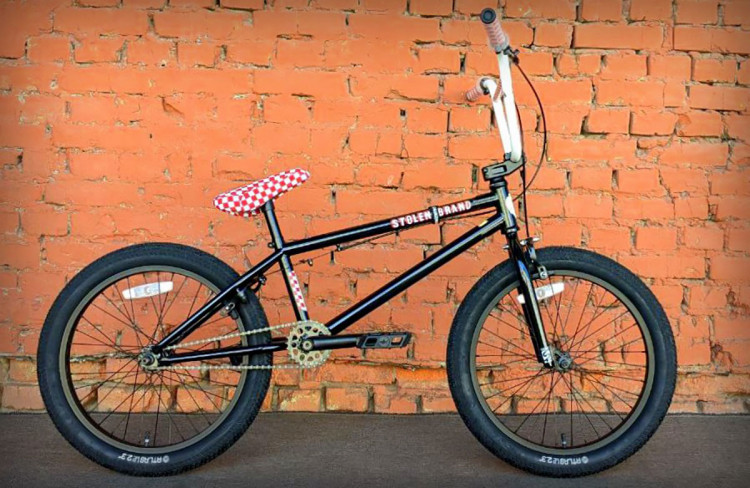 BMX Stolen Stereo 2022 Black Fast Times Red