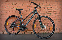 Велосипед 28" Merida Crossway Lady 40 Silk Anthracite 2021 L (54см)
