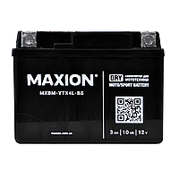 Mото аккумулятор MAXION GEL 12V 3Ah R+ (YTX4L-BS)