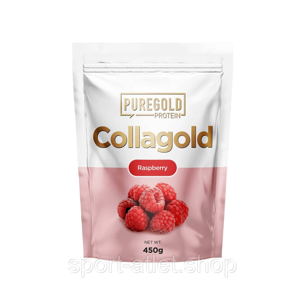 Препарат для суглобів і зв'язок Pure Gold Protein CollaGold, 400 грам Малина