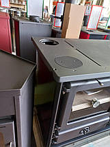 Піч кухня на дровах з конфорками та духовкою MBS Magnum чорний, фото 2