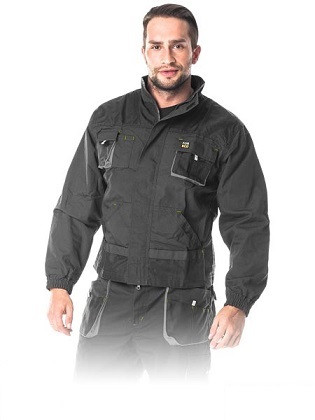 КУРТКА РОБОЧА FORECO, чоловічий одяг, робочий костюм, демісезоній костюм, роба, спецодяг, Сірі вставочки