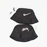 Панамка nike х stussy metallic nylon панамка стуссі найк панама, фото 3