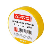 Изоляционная лента APRO (желтая) 0,14x17 мм 20 м