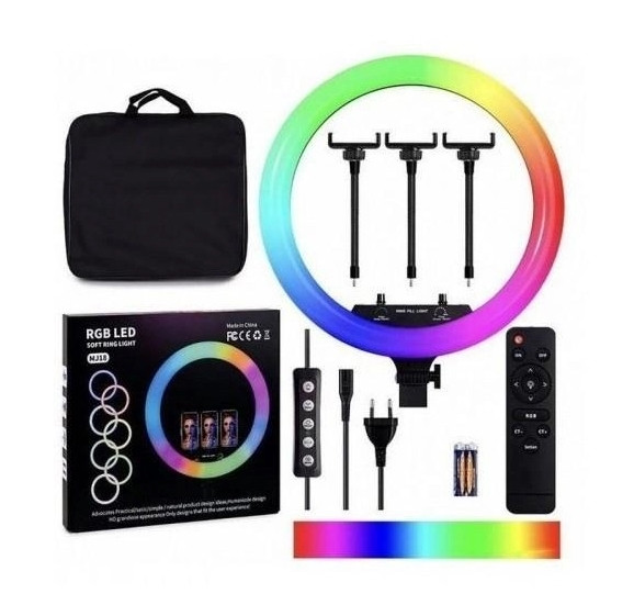 RGB лампа 45 см MJ18 Кільцева Black