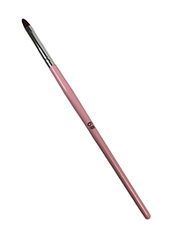 Пензель для гелю No6 овальний ворс рожева ручка пензлик кісточка для манікюру для нігтів для полігеля