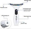 Масажер мікрострумовий для шиї для другого підборіддя та ліфтингу обличчя Swan HY-38 ультразвуковий біло-зелений, фото 9