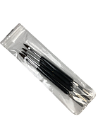 Набір пензлів для гелю 2в1 зі шпателем 4шт для манікюру кісточки для полігелю для нарощування нігтів пензлик, фото 4