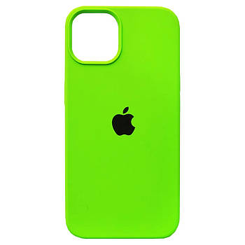 Чохол Silicone Full Cover для Apple iPhone 14 Shiny Green